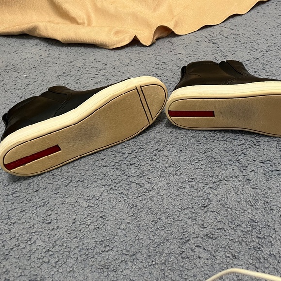 Prada Black Leather Booties - Picture 6 of 7